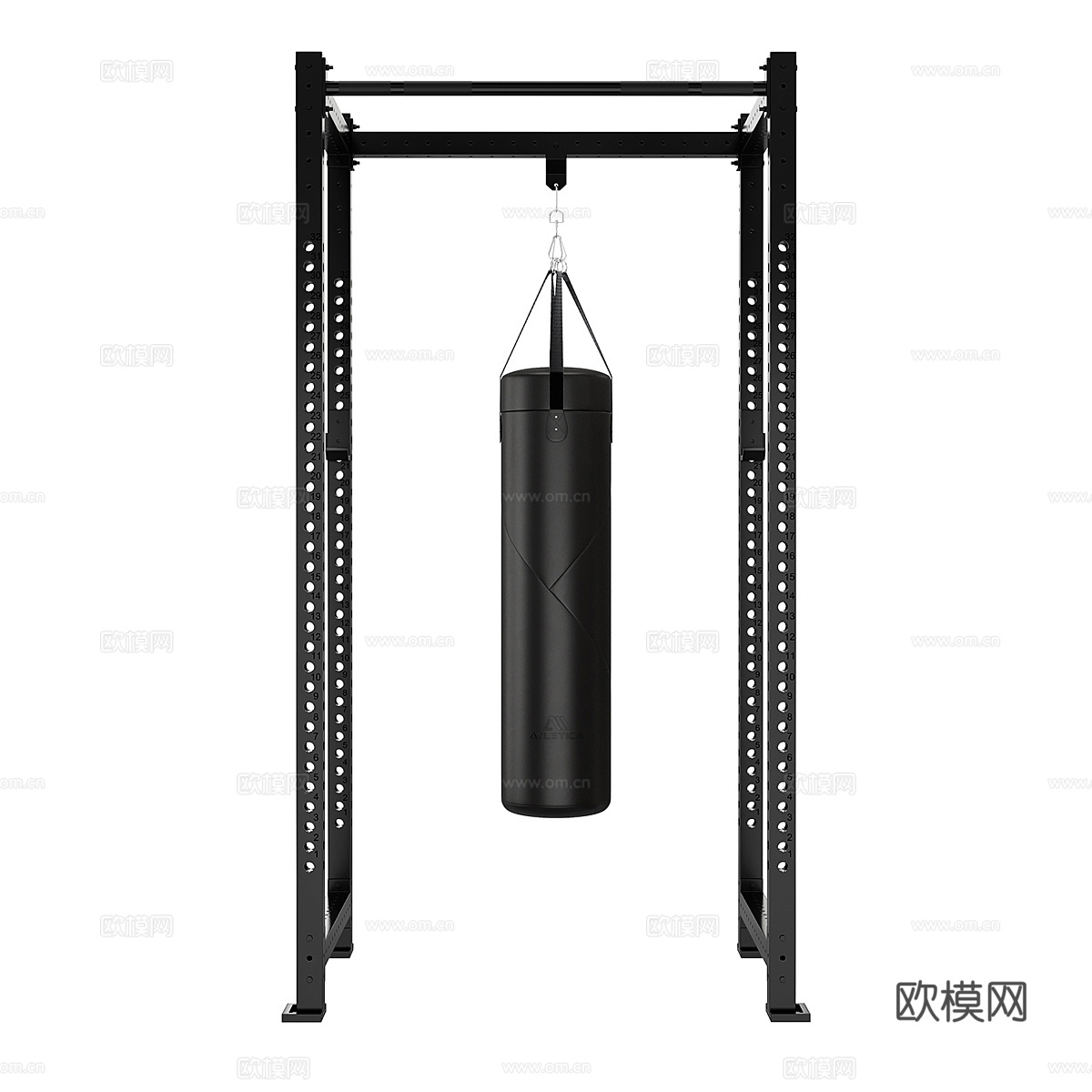 R8 挂钩安装 拳击袋3d模型下载（渲染图1）