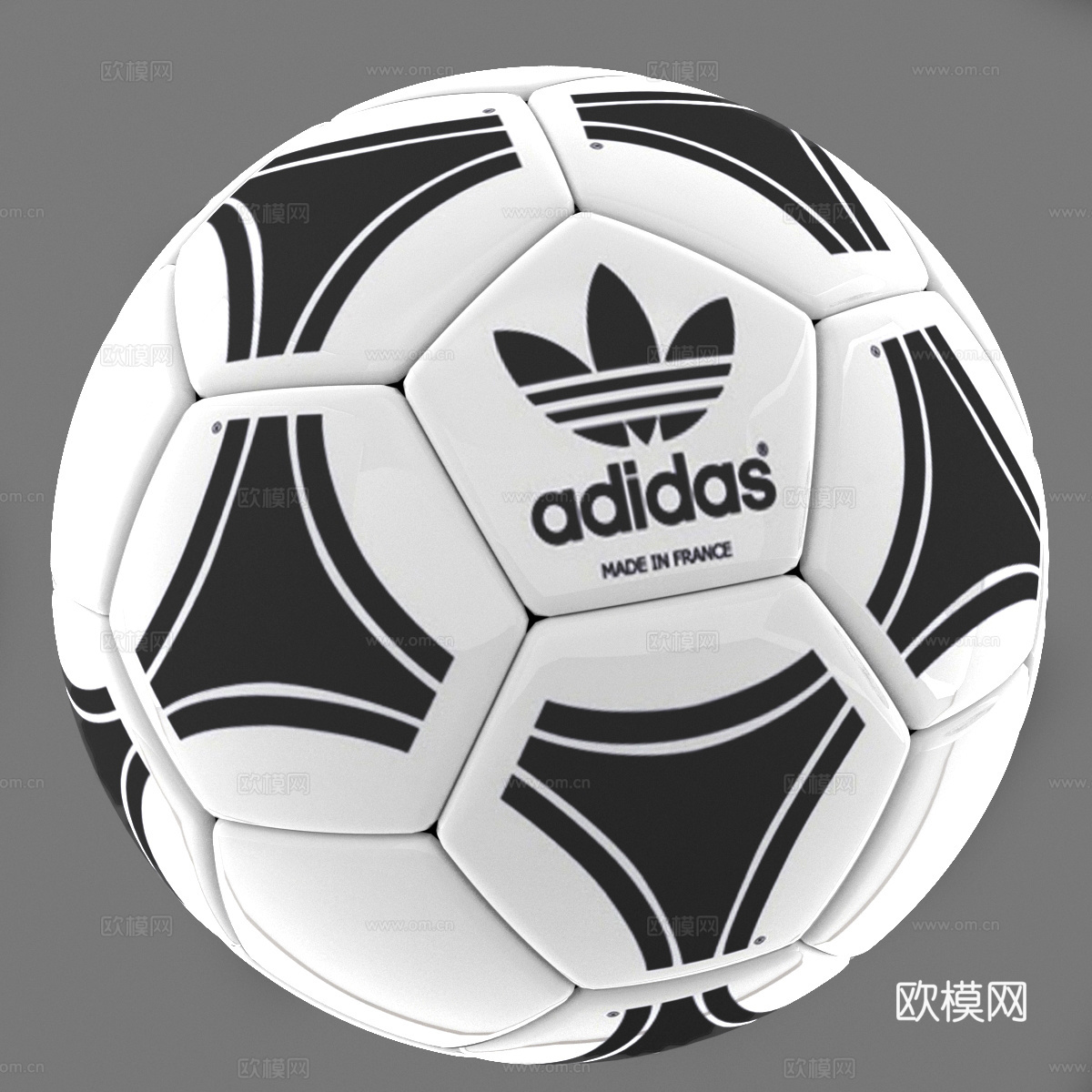 阿迪达斯 Adidas 足球3d模型下载（渲染图6）