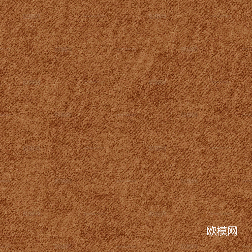 现代无缝橙色绒布布纹贴图
