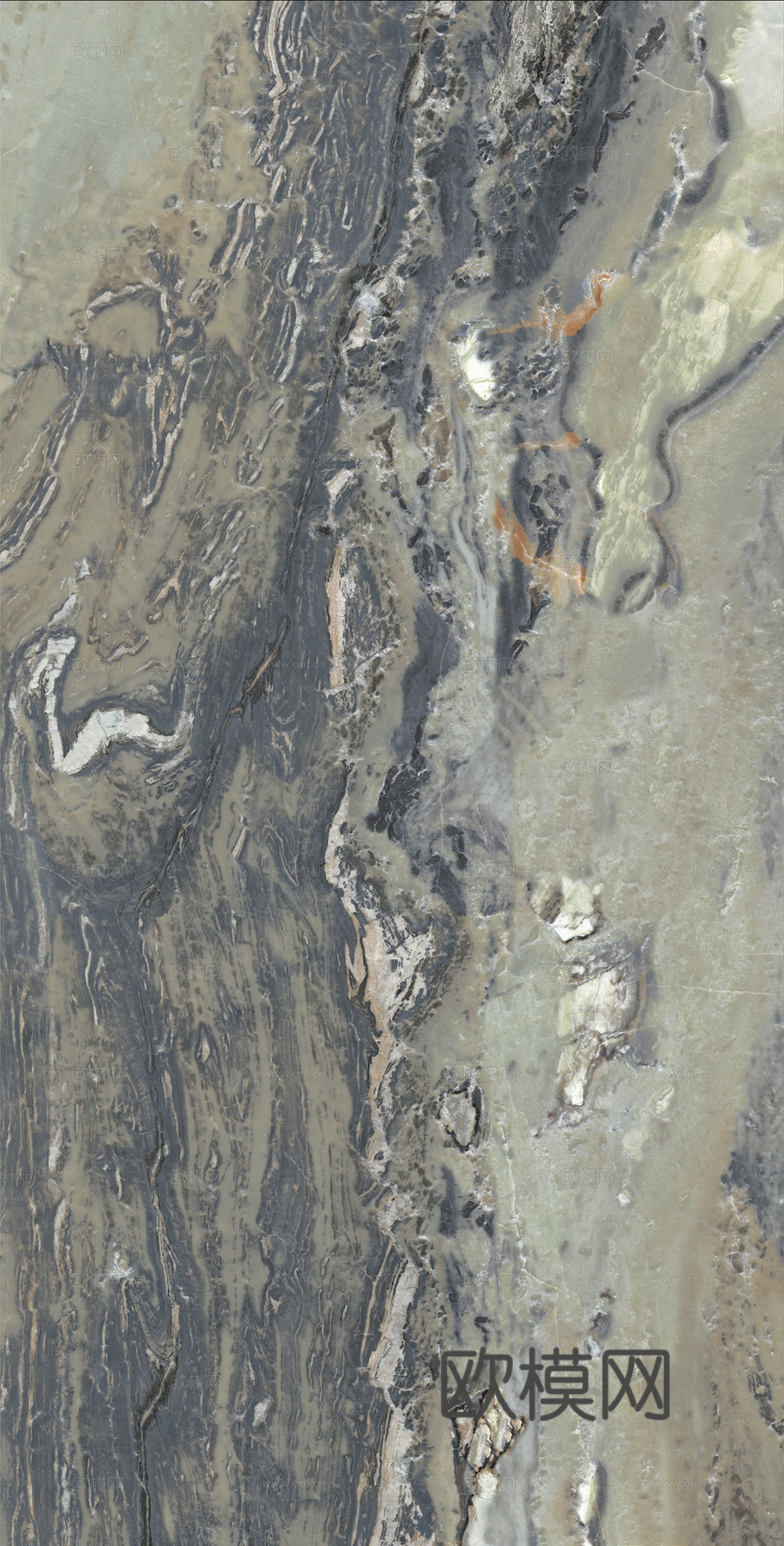 亚马逊绿大理石岩石纹理