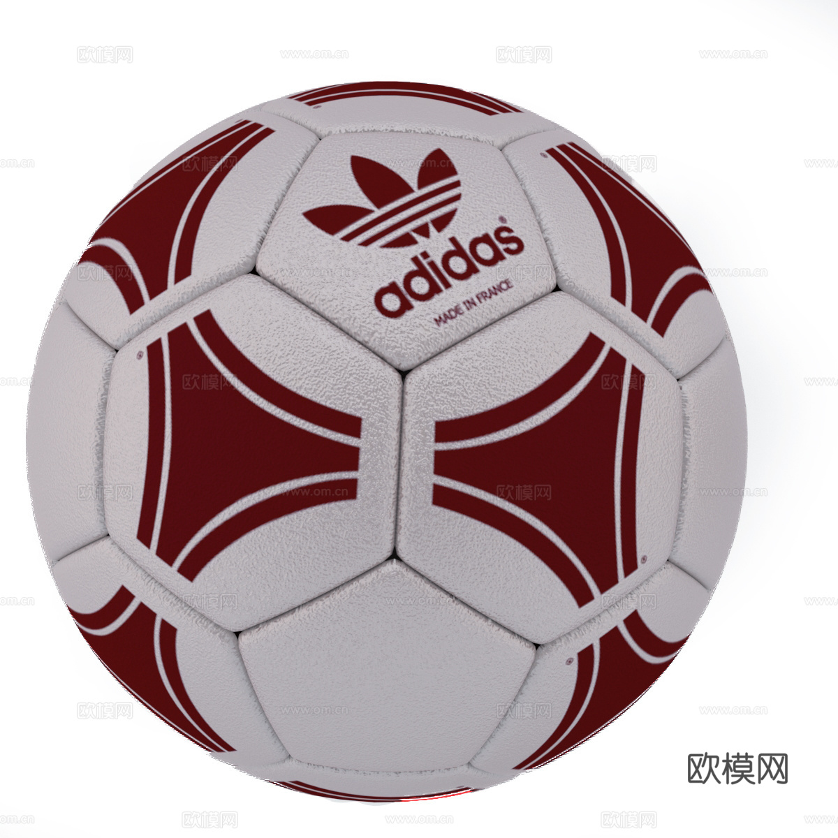 阿迪达斯 Adidas 足球3d模型下载（渲染图3）