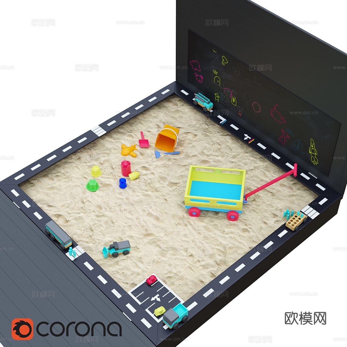 沙盒3d模型下载