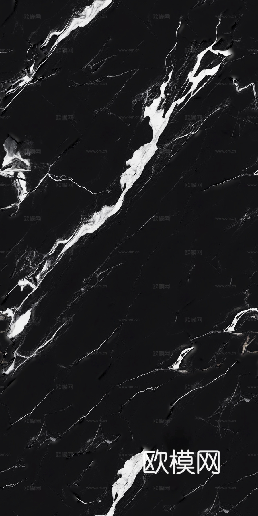 现代轻奢无缝黑大理石黑色无缝连纹奢石