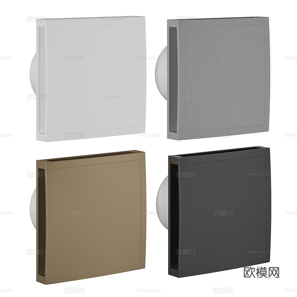排风扇 Europlast EET100、EET125、EE3d模型