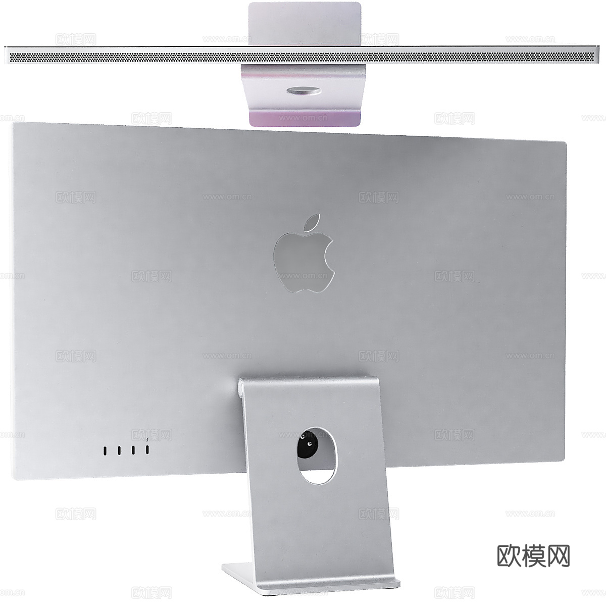 带显示屏的 Apple Mac Studio PC 套装3d模型3d模型下载（渲染图3）