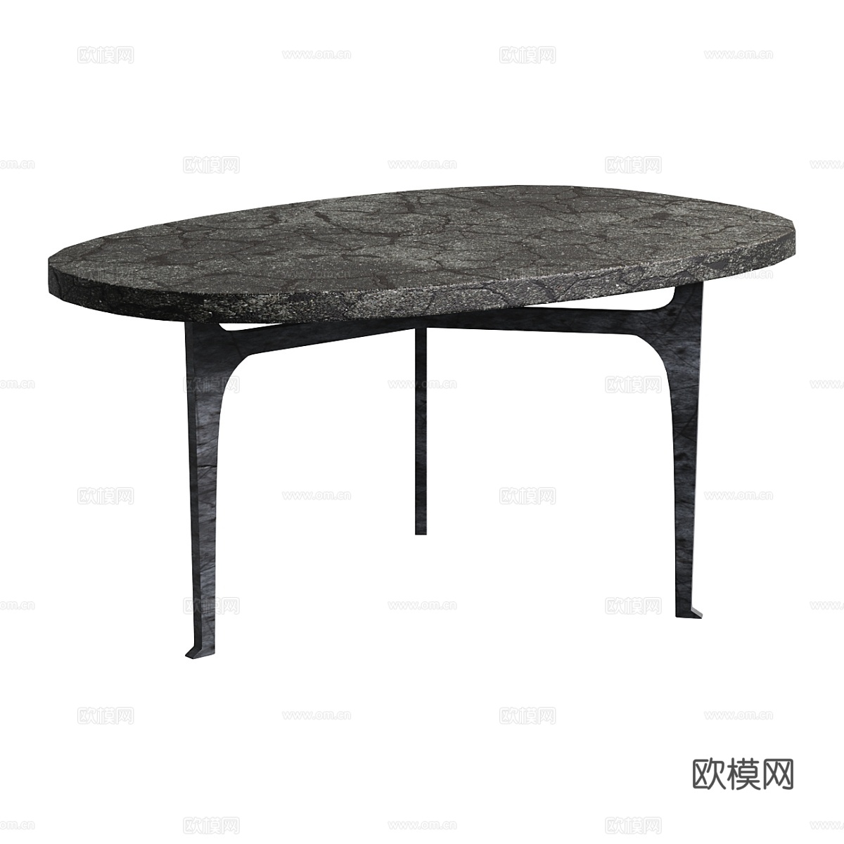 巨石阵石质桌面咖啡桌3d模型下载