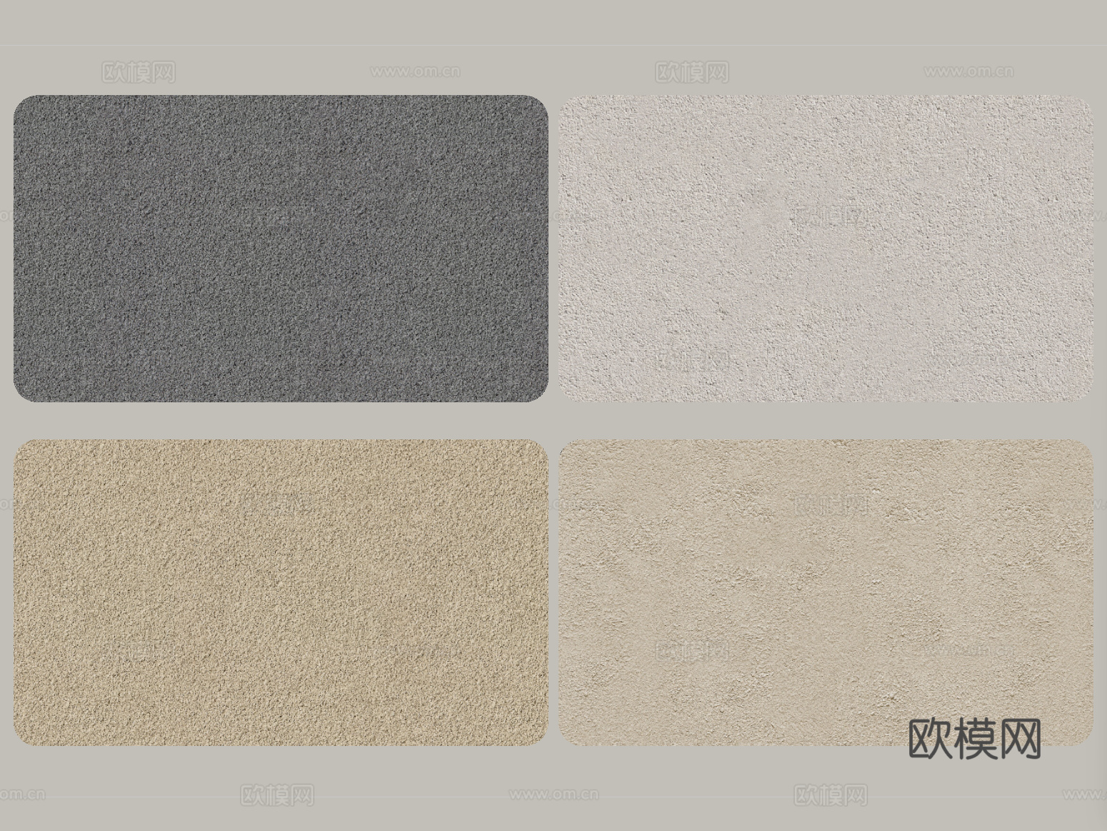 现代涂料 肌理漆 艺术涂料乳胶漆 真石漆 墙面水泥漆su模型