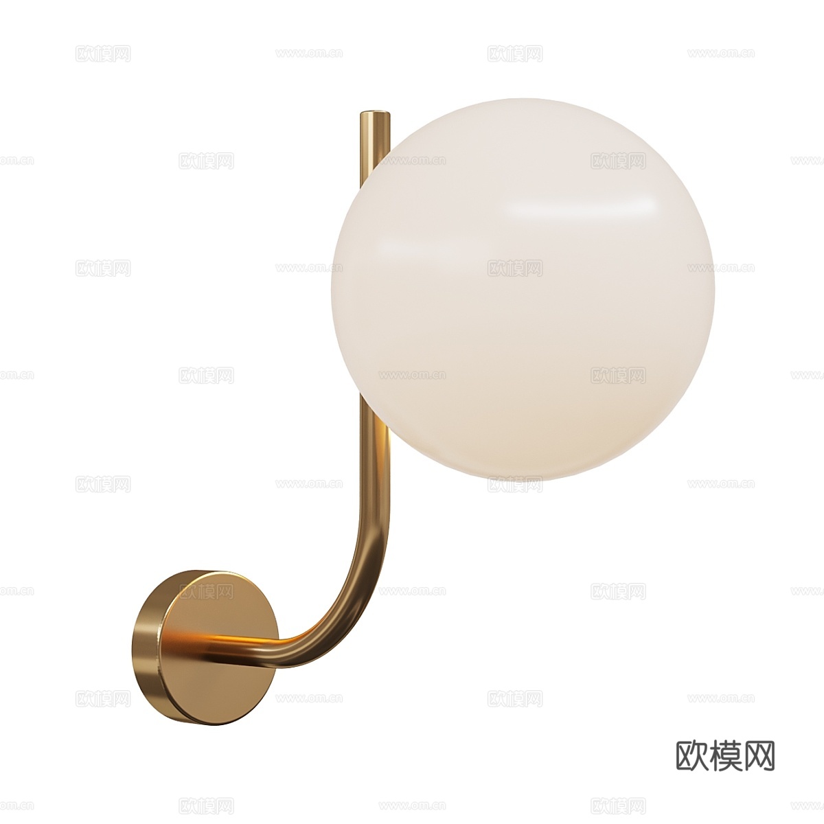 Rendez-vous MOD109WL-01BS壁灯3d模型下载