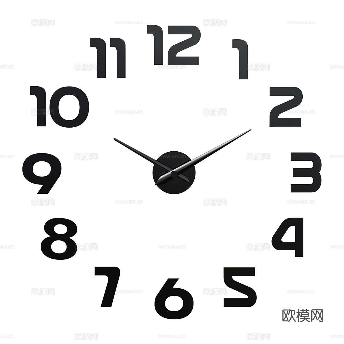 约克威尔挂钟3d模型下载