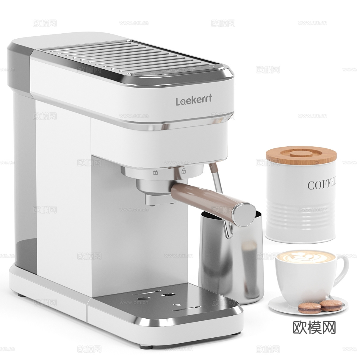 LAEKERRT 浓缩咖啡机3d模型下载（渲染图5）