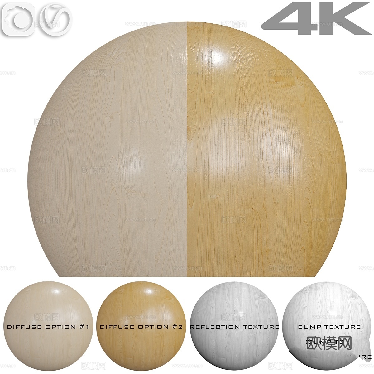 无缝纹理  枫木 木纹3d模型下载