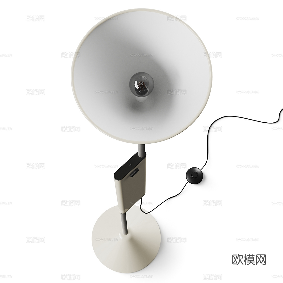 现代极简 Hay Twist 落地灯3d模型下载（渲染图3）