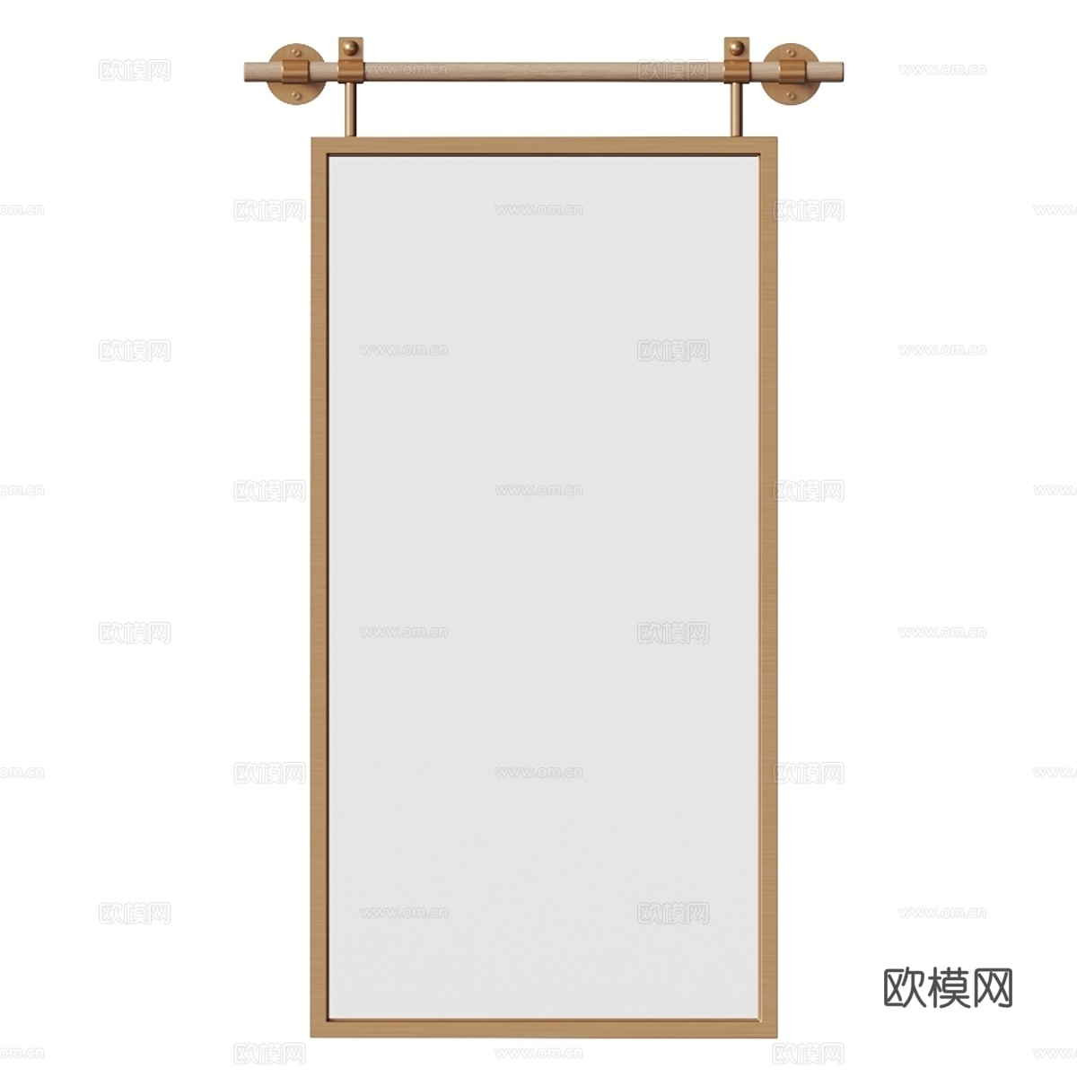 Pottery Barn 墙面镜3d模型下载