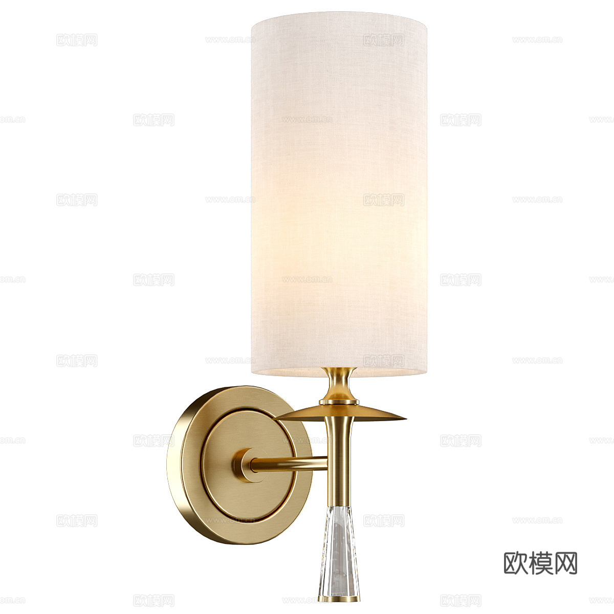 现代轻奢 Lampatron LEWIS 壁灯3d模型3d模型下载（渲染图1）