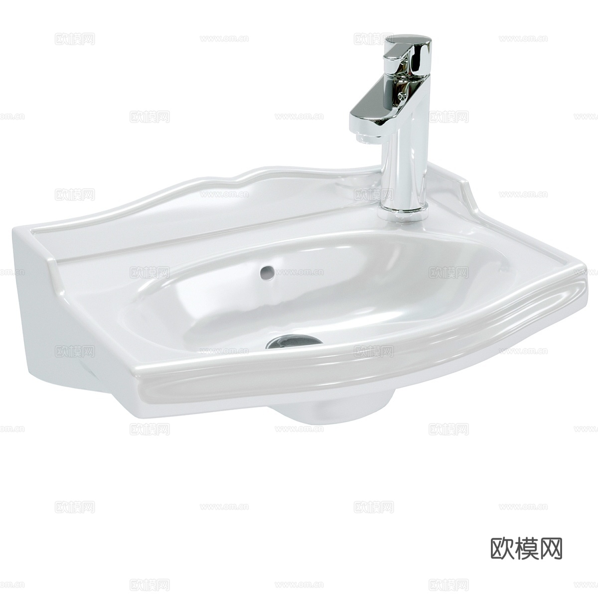 Simas ARCADE新古典洗手台3d模型下载