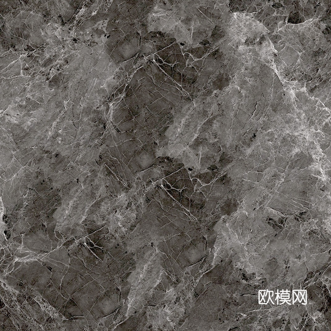 现代轻奢深灰色花纹大理石瓷砖奢石