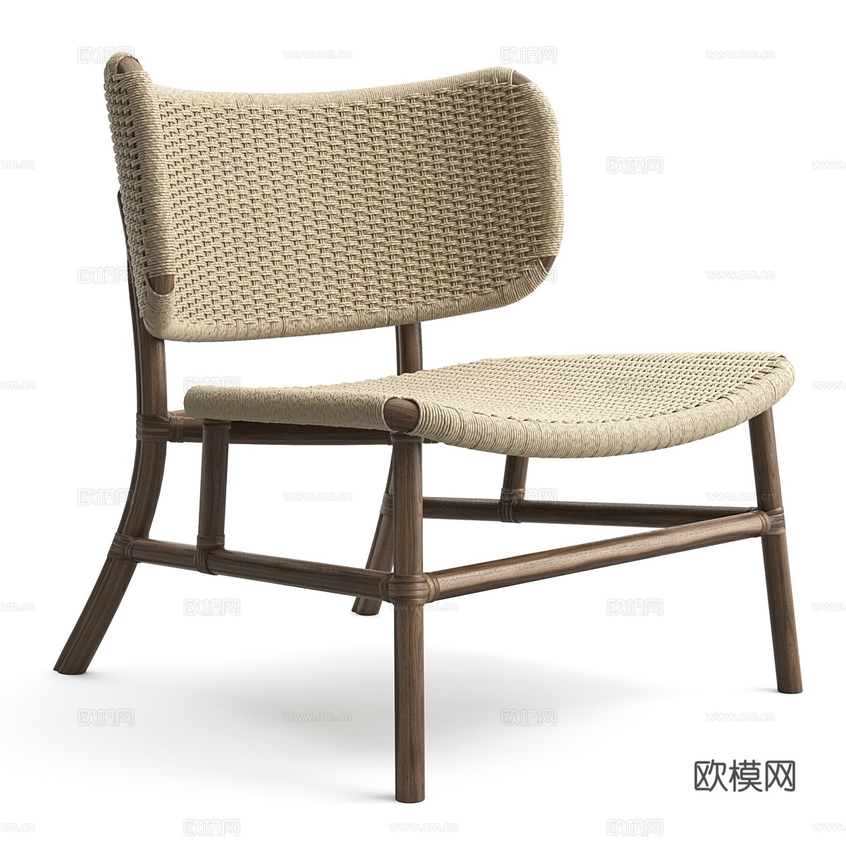 哈纳雷休闲椅3d模型下载