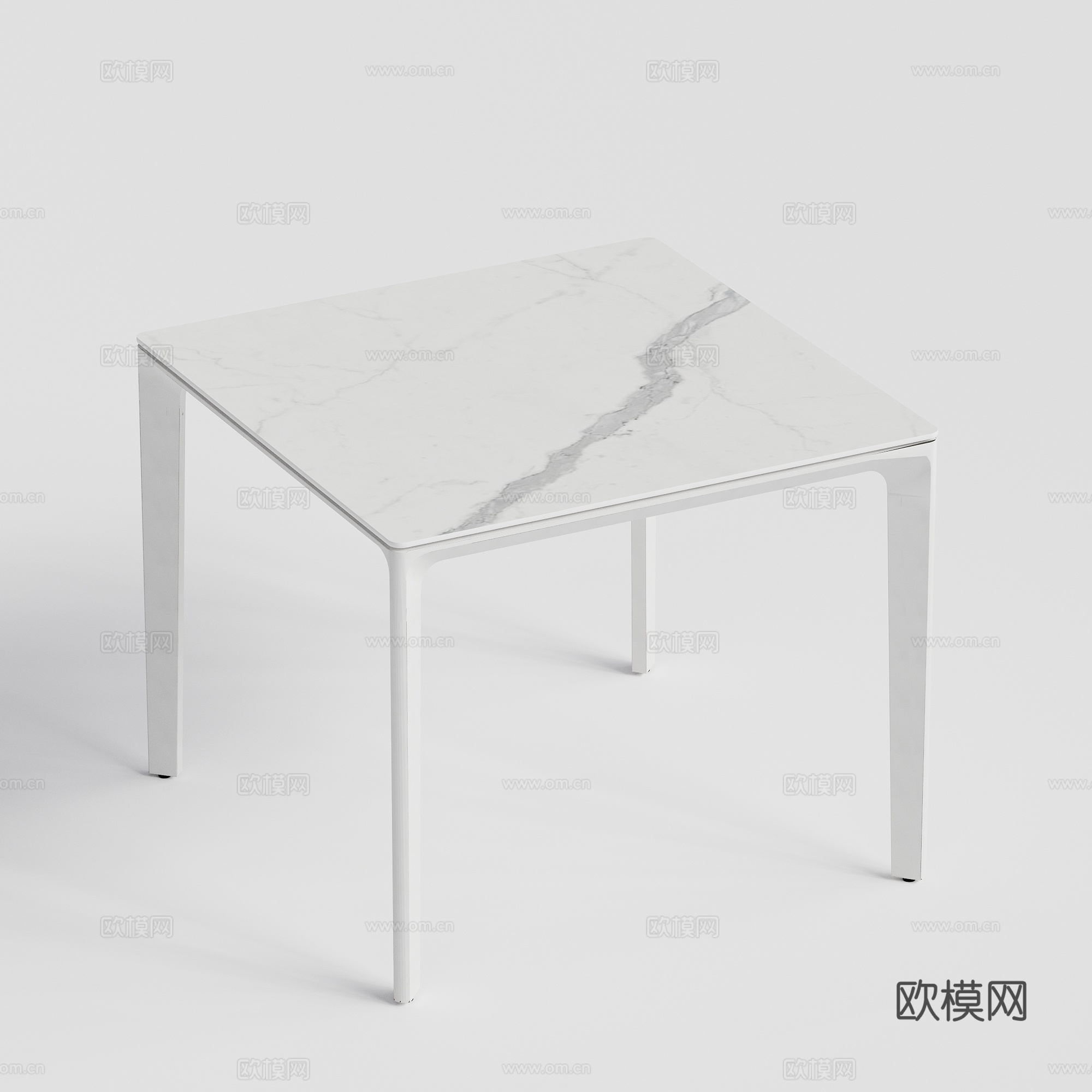 gloster 户外餐桌 岩板桌 大理石桌 方桌su模型
