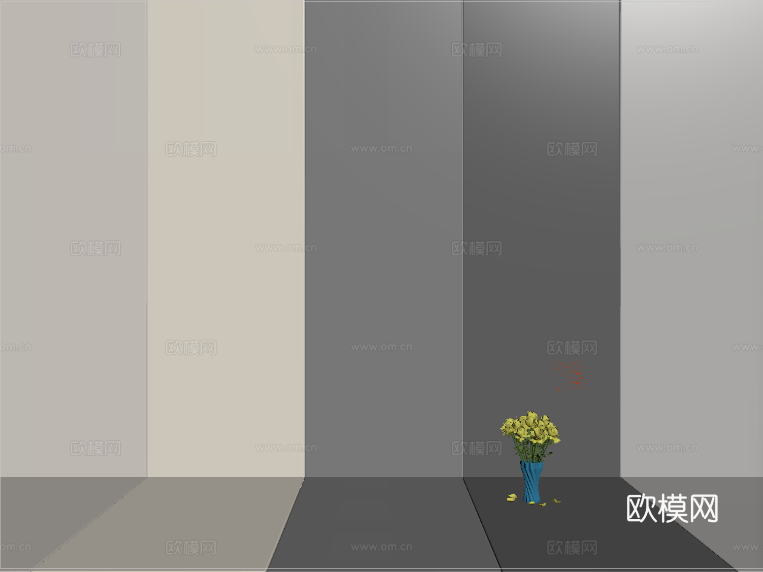 现代涂料 肌理漆 艺术涂料乳胶漆 真石漆 墙面水泥漆su模型