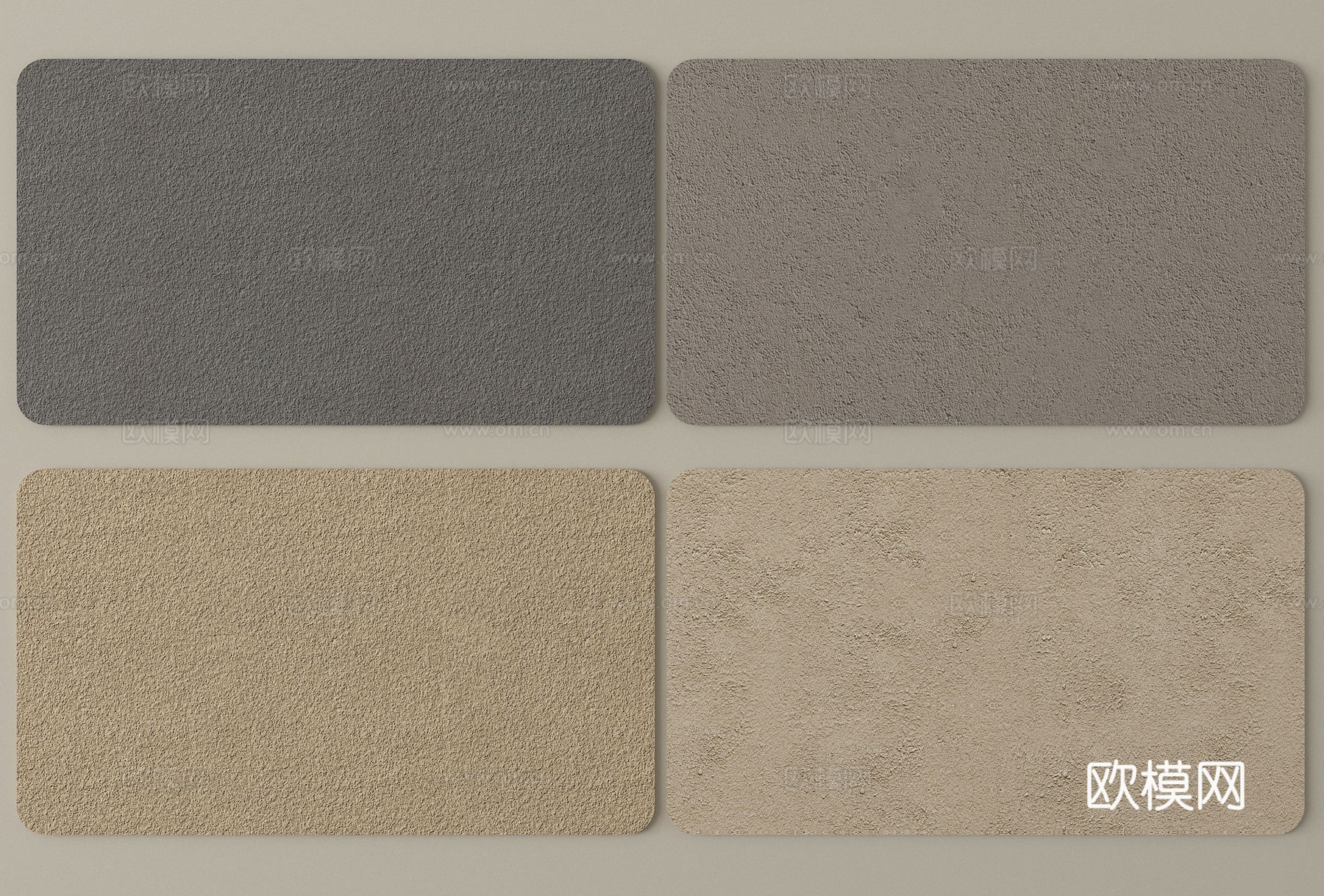 现代涂料 肌理漆 艺术涂料乳胶漆 真石漆 墙面水泥漆su模型