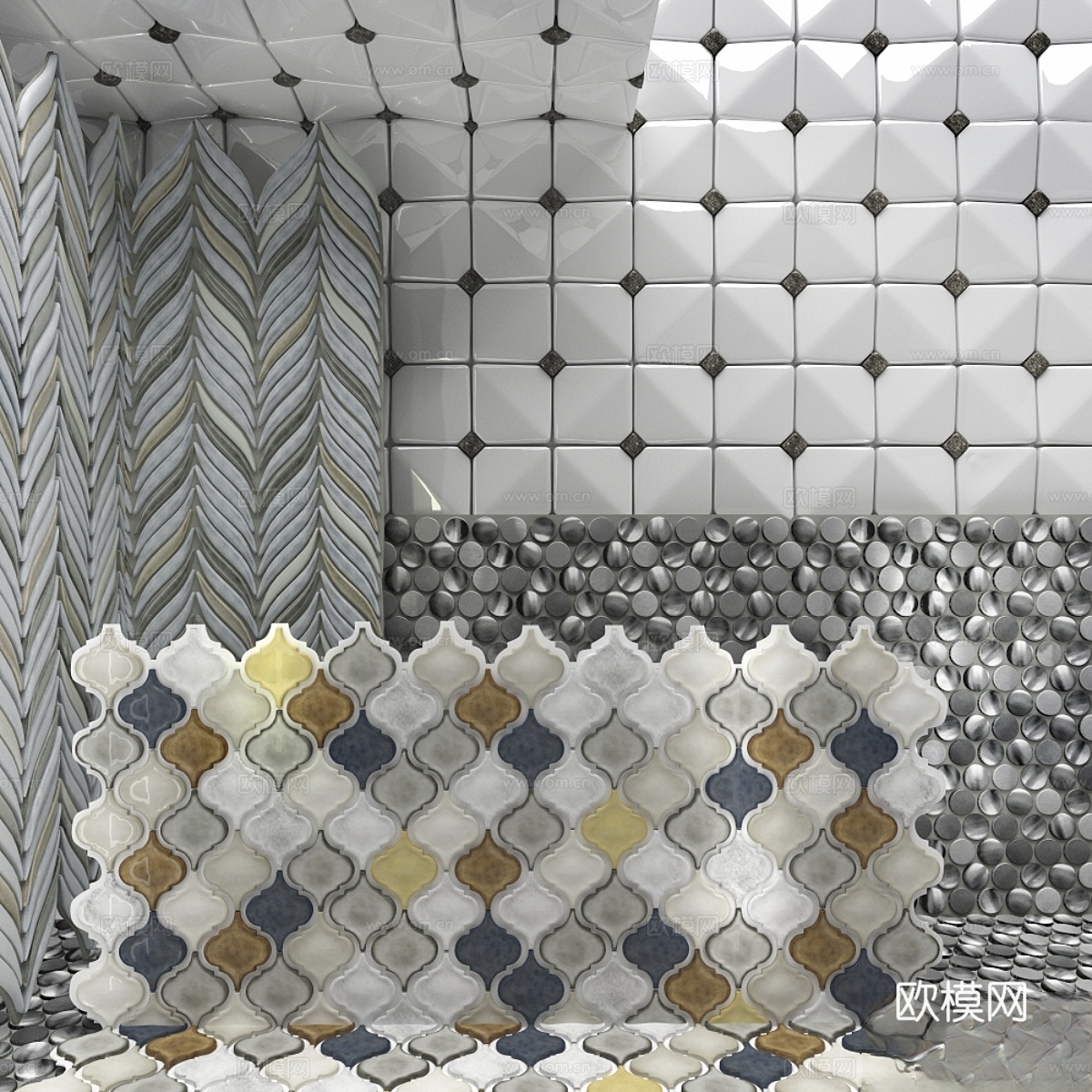 马赛克，Mir马赛克3d模型下载