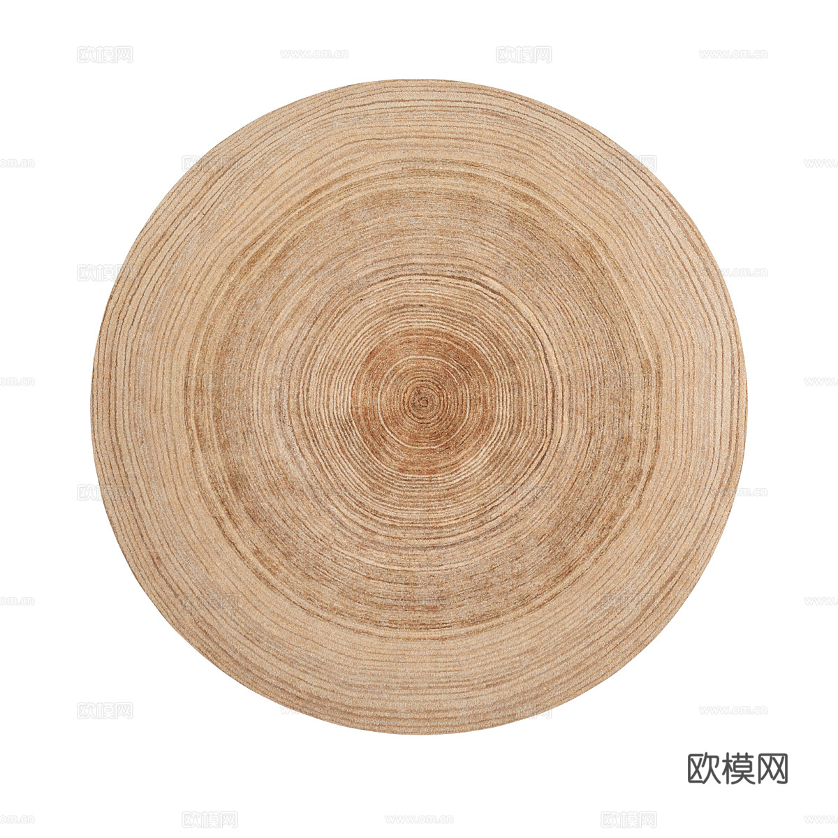 现代简约圆形地毯 地毯 简约地毯 毛绒地毯3d模型下载