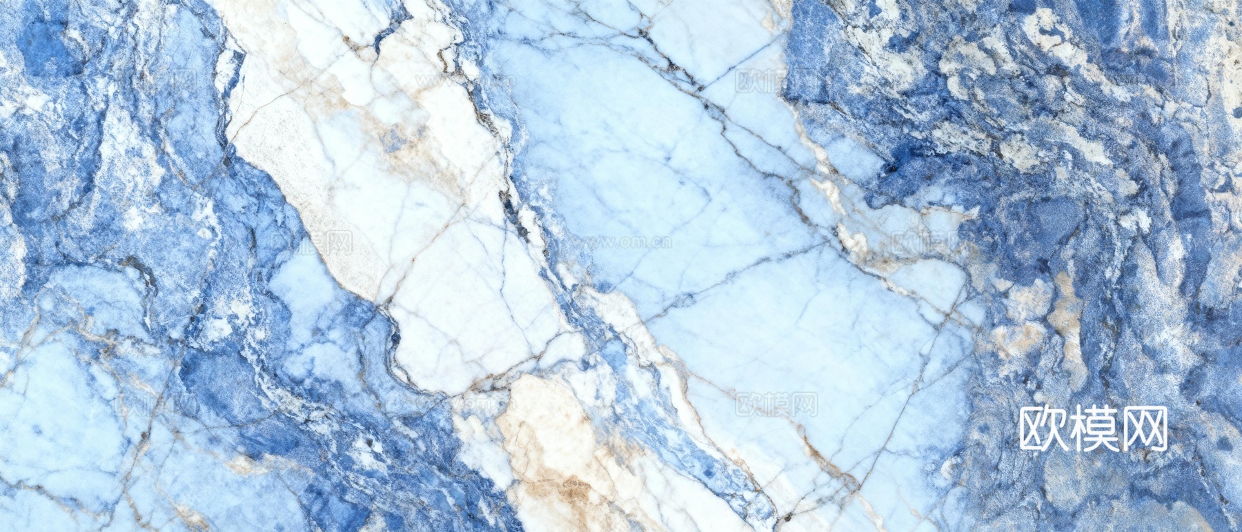 现代轻奢大理石 玻利维亚蓝奢石 蓝宝石大理石 蓝色大理石