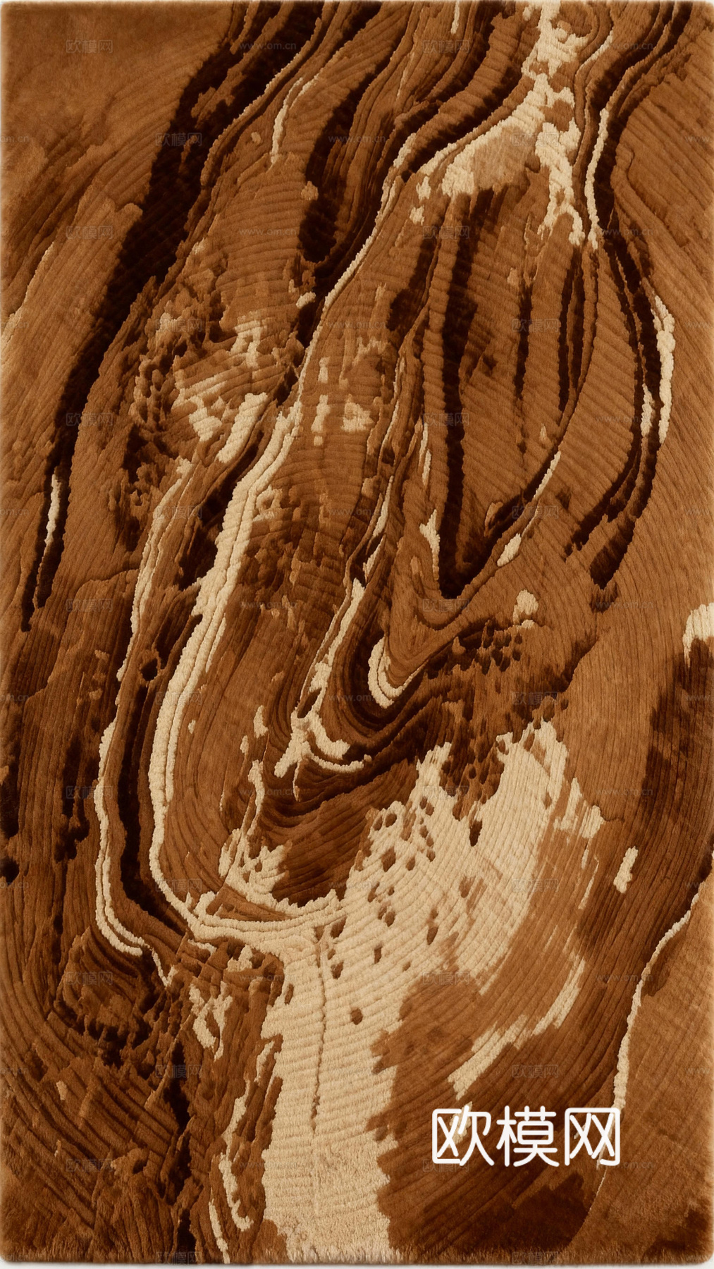 抽象豹纹地毯 动物皮毛地毯 深咖色斑点地毯 咖色地毯 野兽派