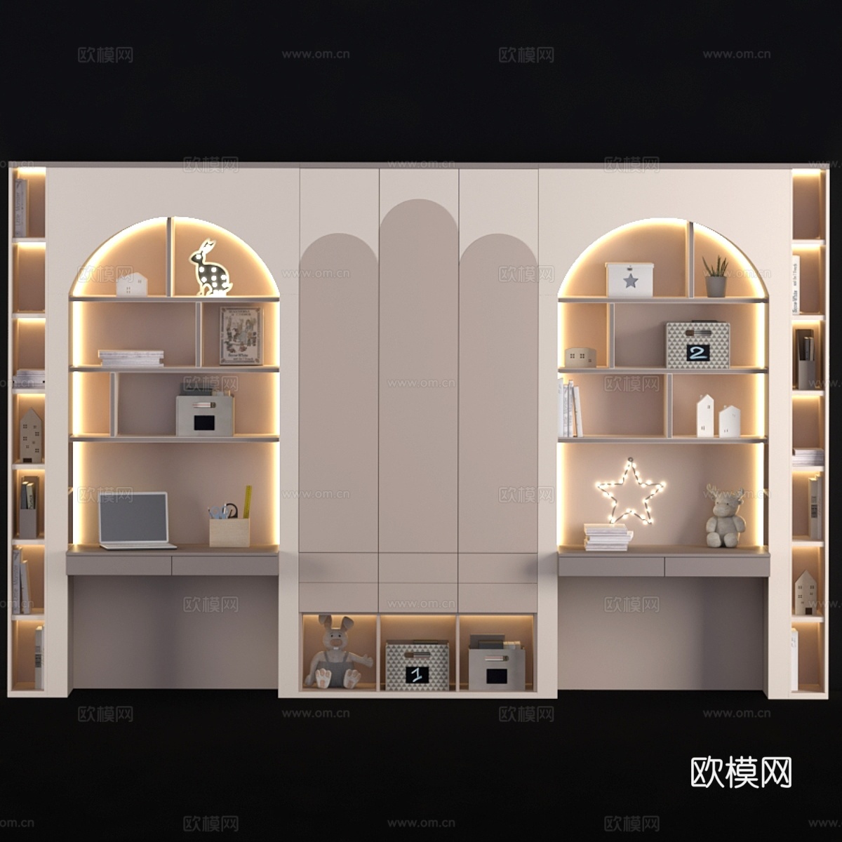 儿童定制家具2153d模型下载