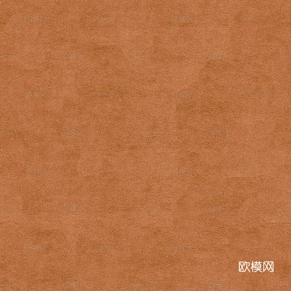 现代无缝橙色绒布贴图下载