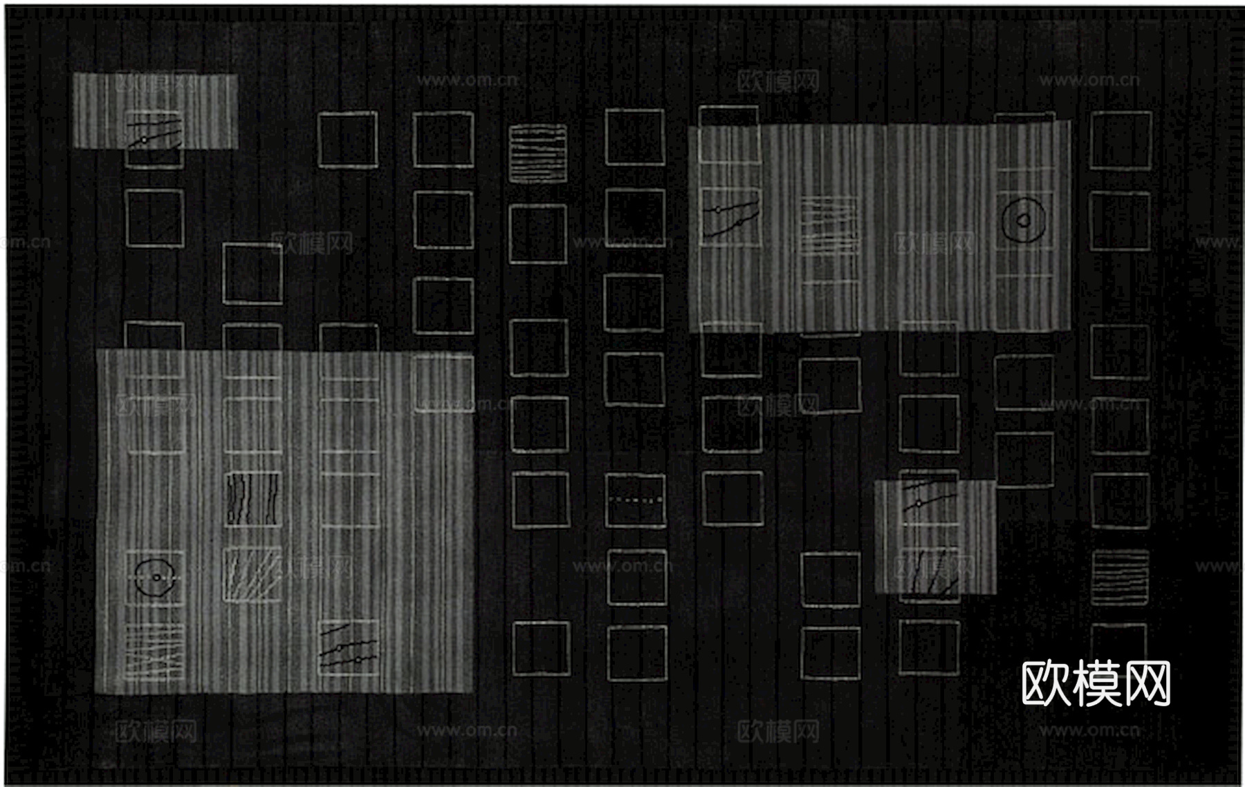 几何花纹地毯办公会议室地毯 客厅地毯布纹下载