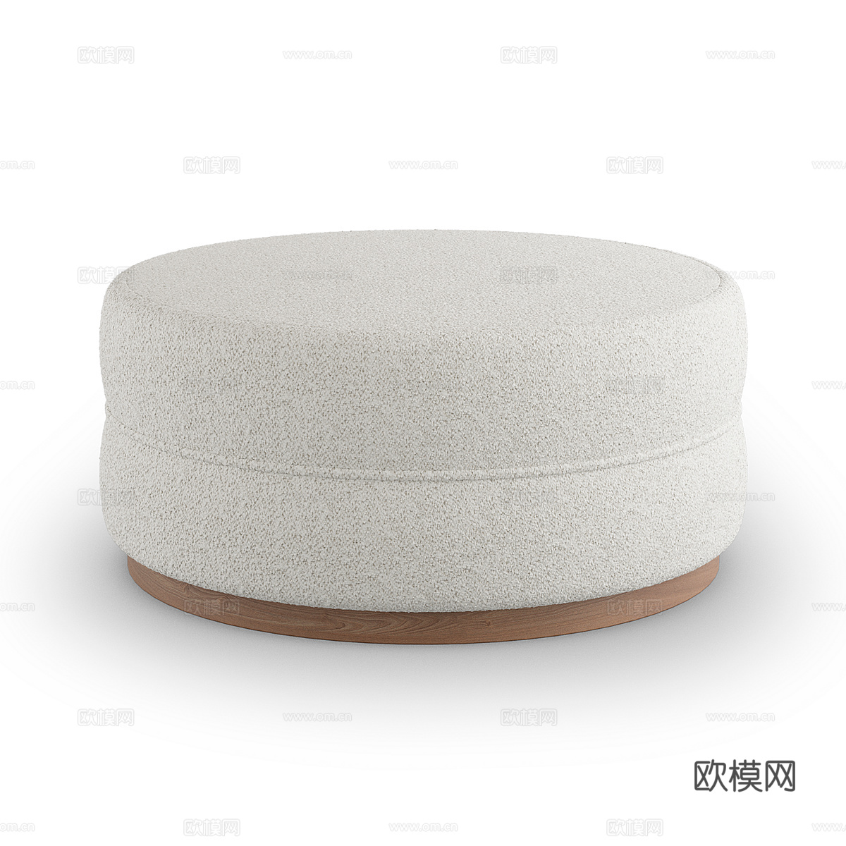 现代简约沙发矮凳 矮凳 简约沙发矮凳 圆形矮凳 凳子3d模型下载