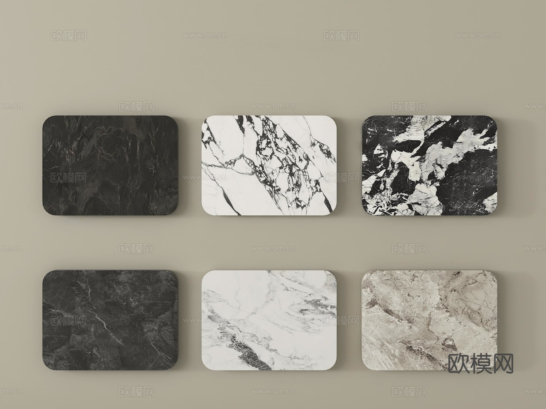 现代轻奢石材 大理石 岩板 护墙板 背景墙su模型