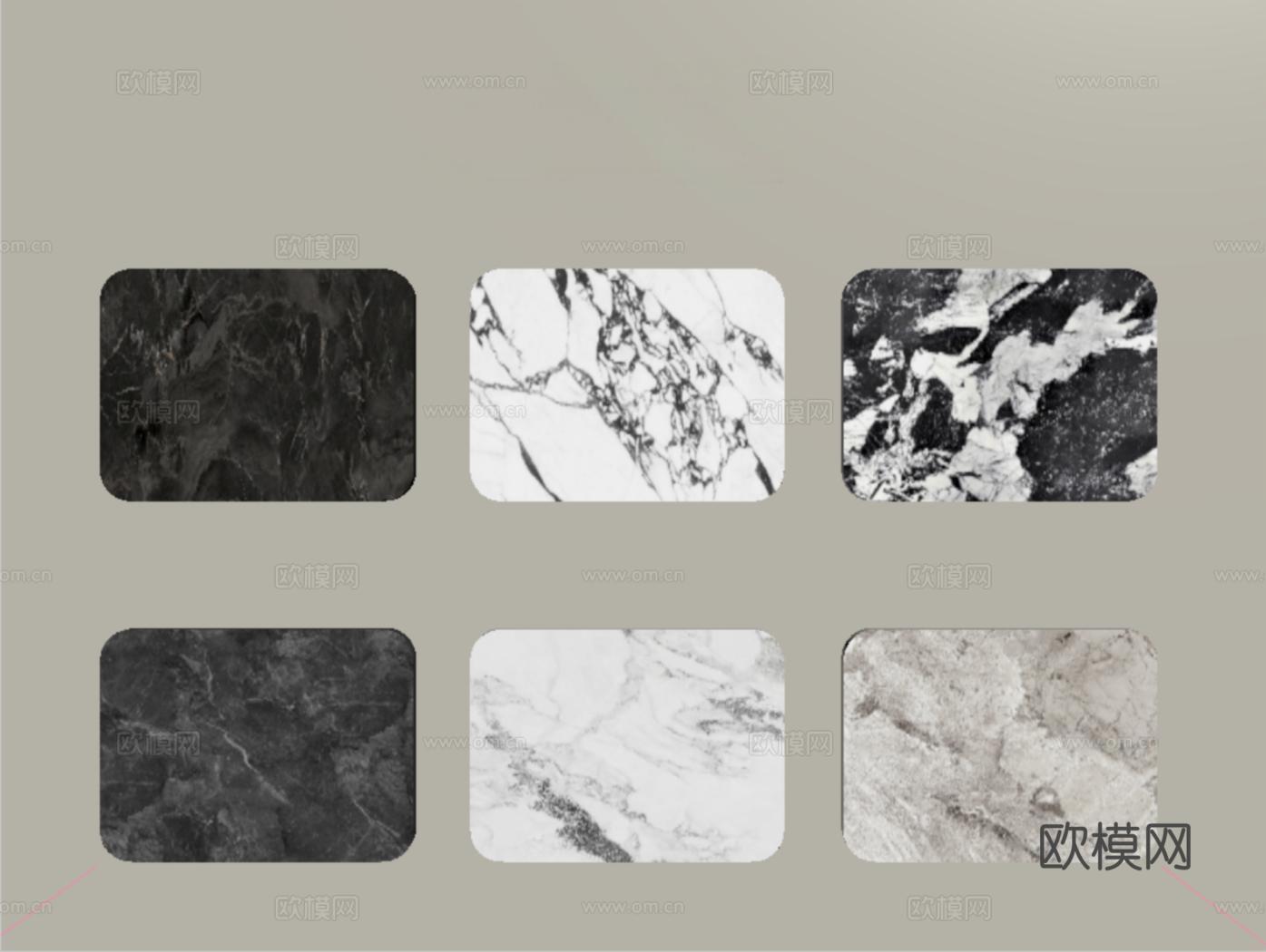 现代轻奢石材 大理石 岩板 护墙板 背景墙su模型