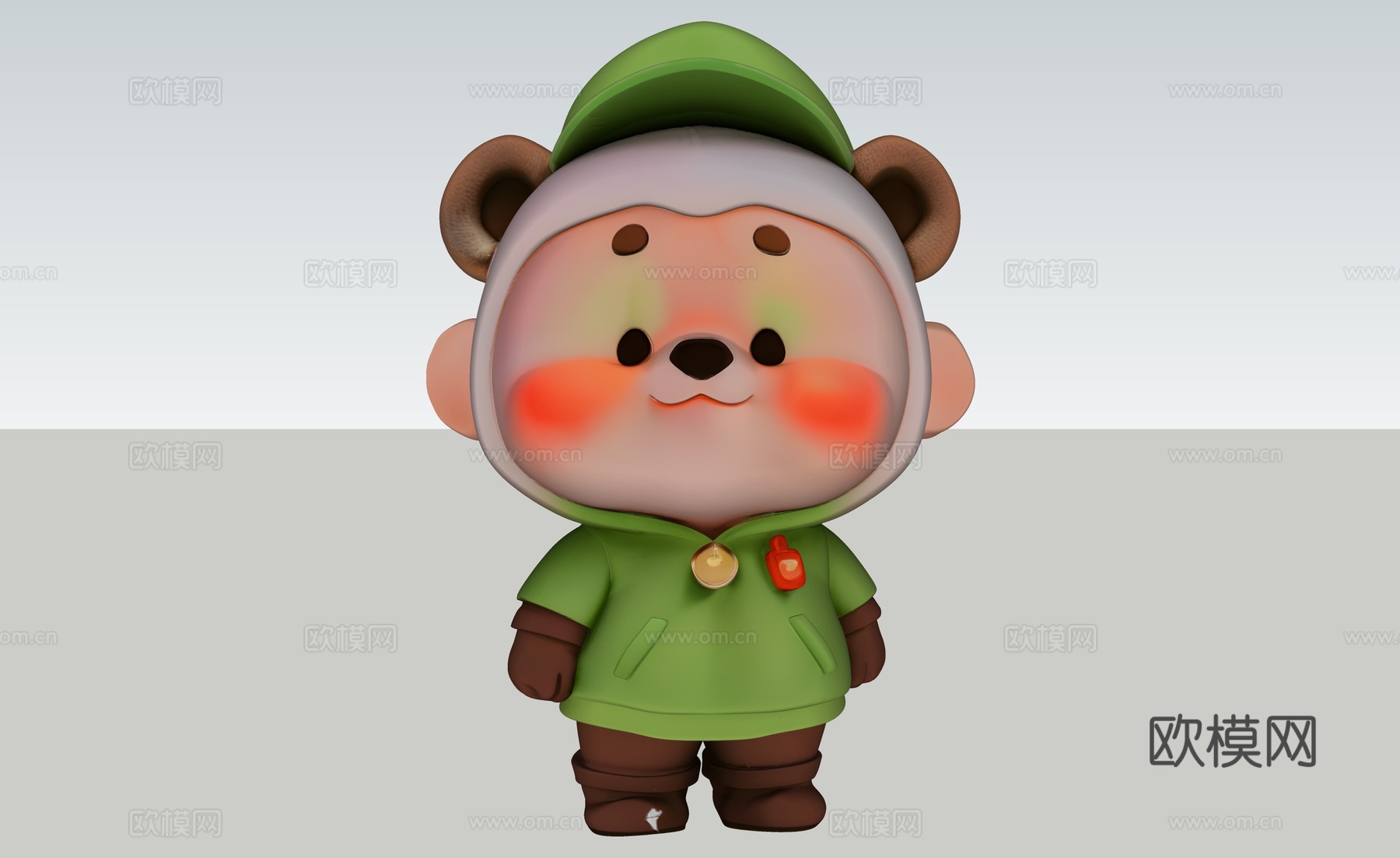 可爱熊su模型