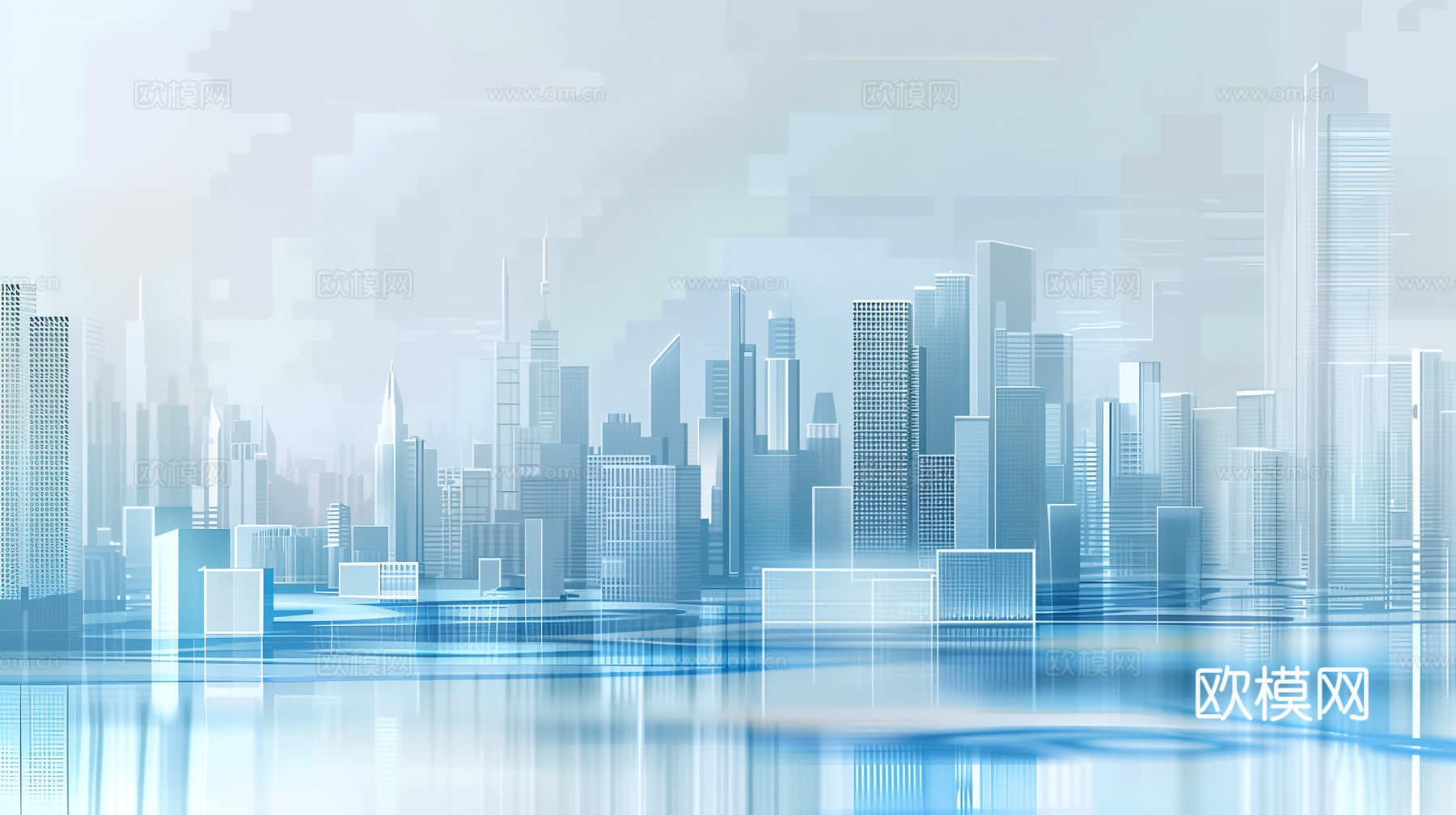 现代电子屏幕 科技馆城市屏幕 显示屏画面贴图下载