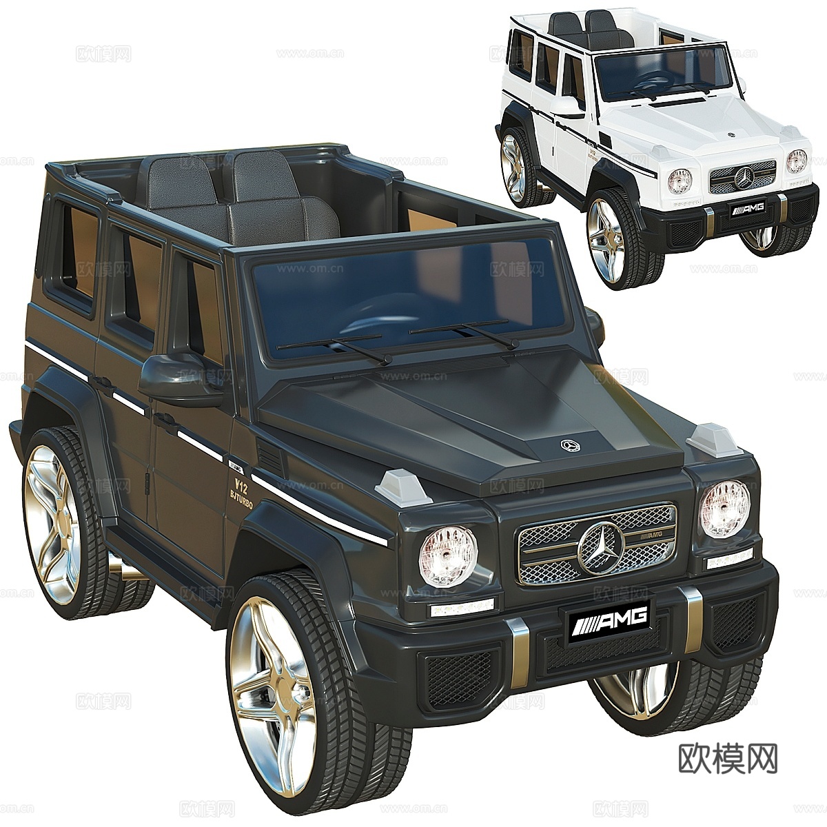 奔驰玩具3d模型下载