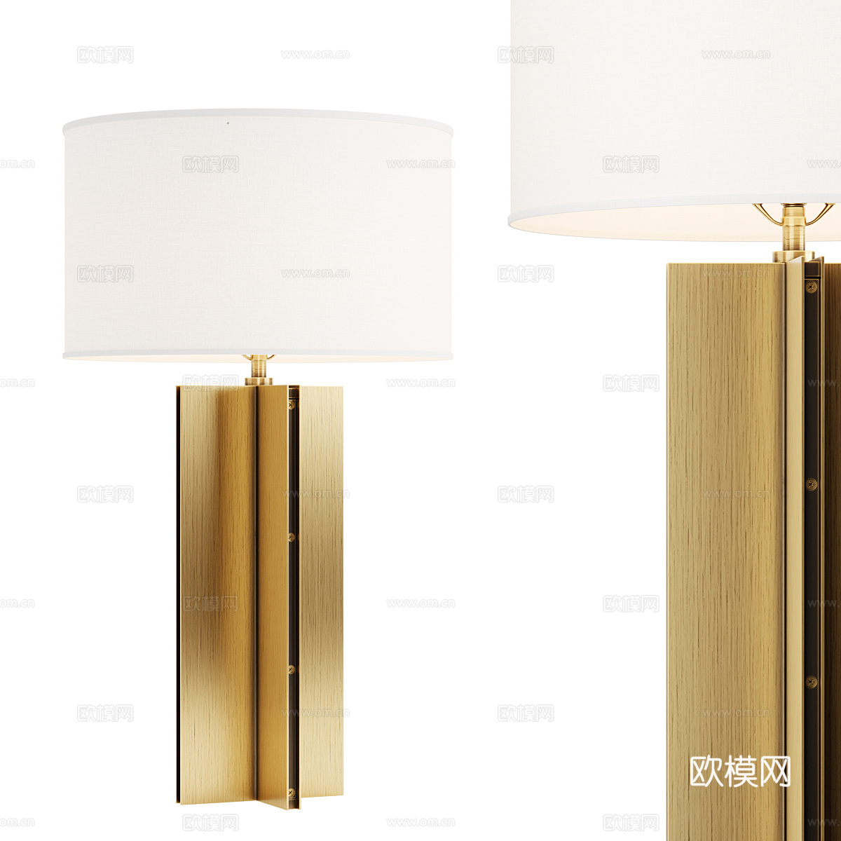 现代轻奢 BRYSON 台灯3d模型下载