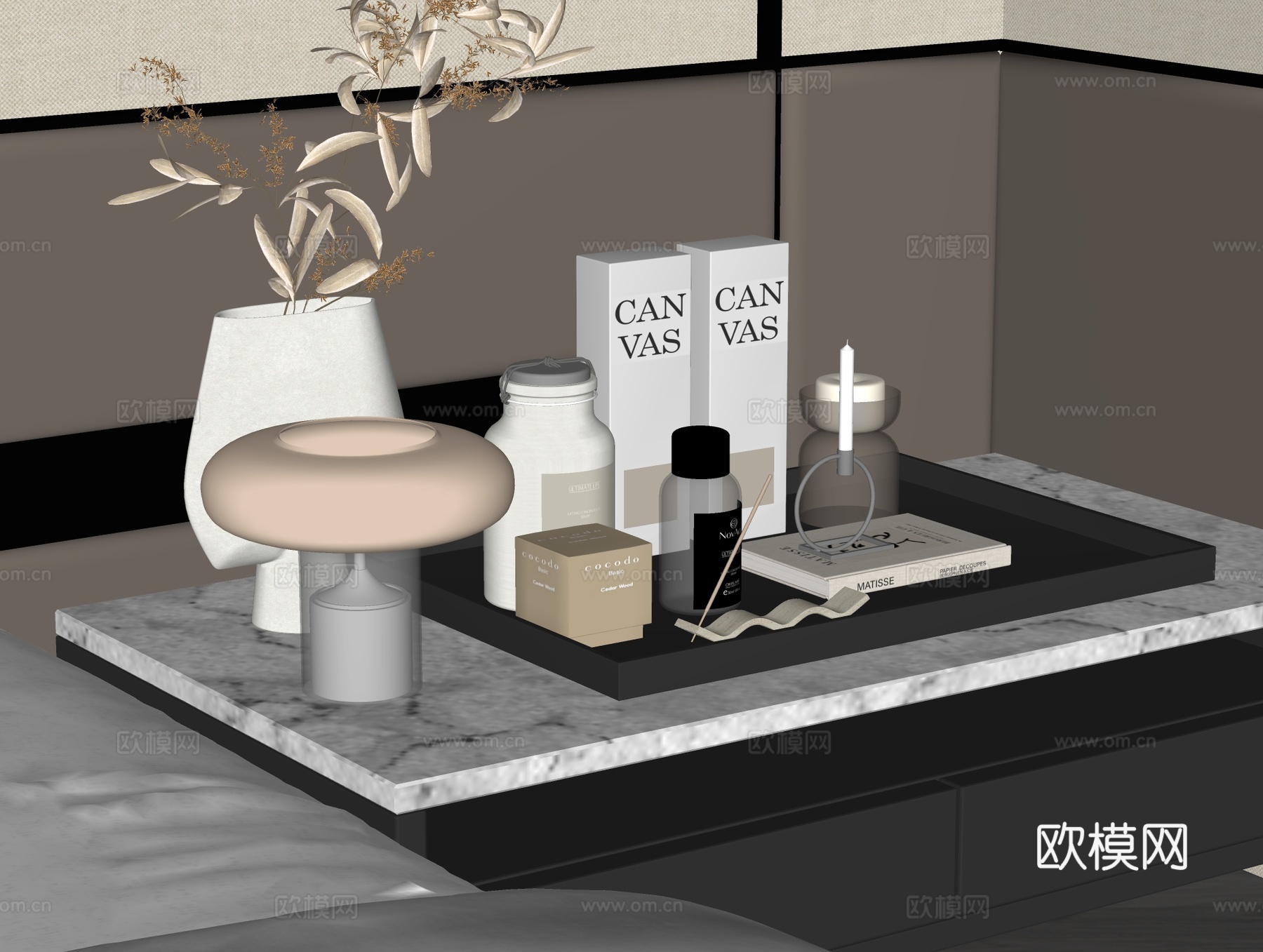 现代洗涤日用化妆品su模型