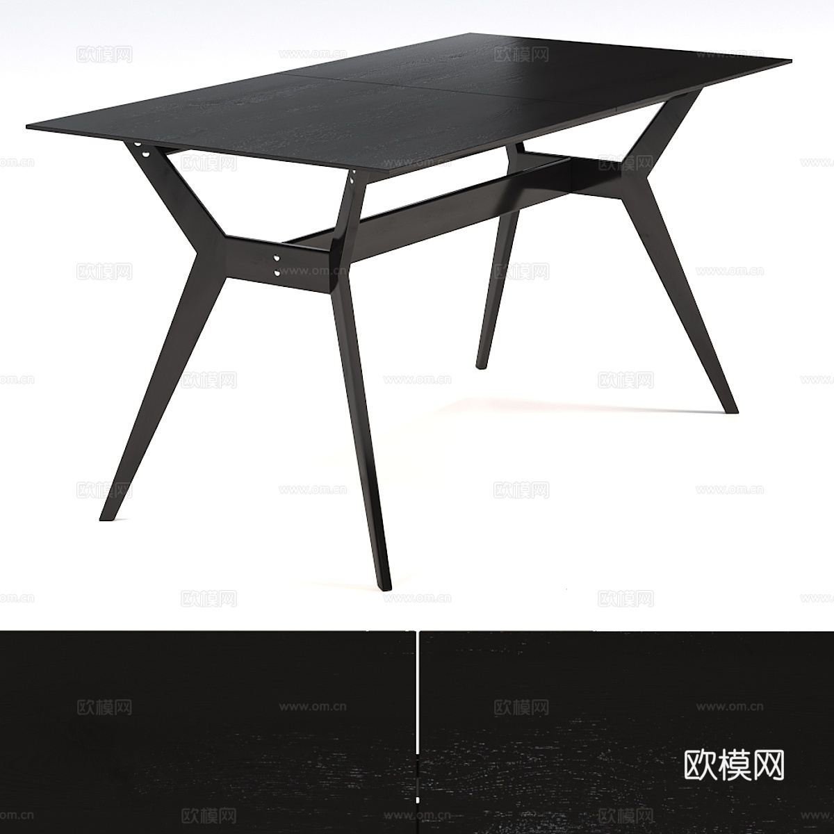 纳尔维克折叠餐桌，R-Home3d模型