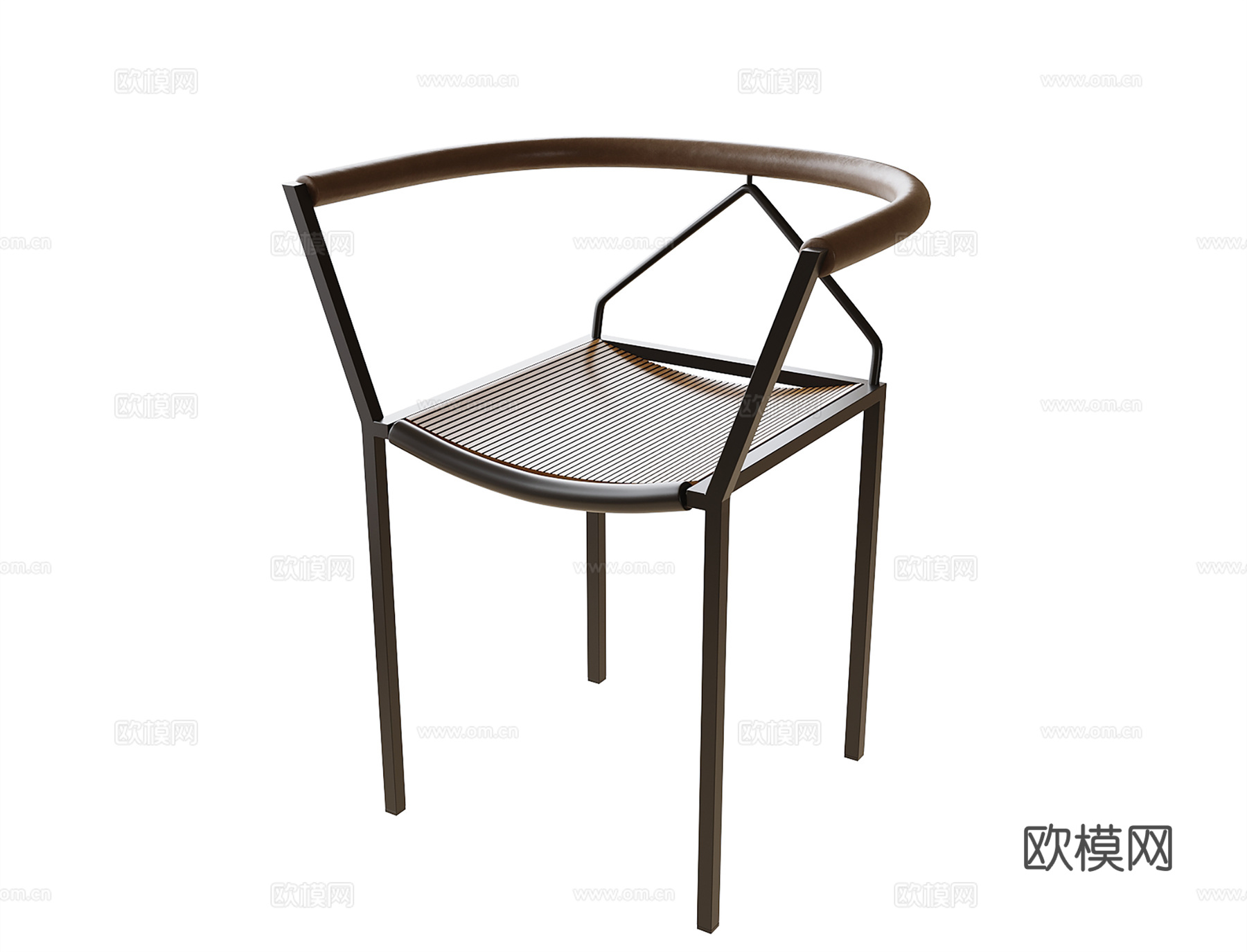 现代单椅 餐椅 书椅 茶椅su模型