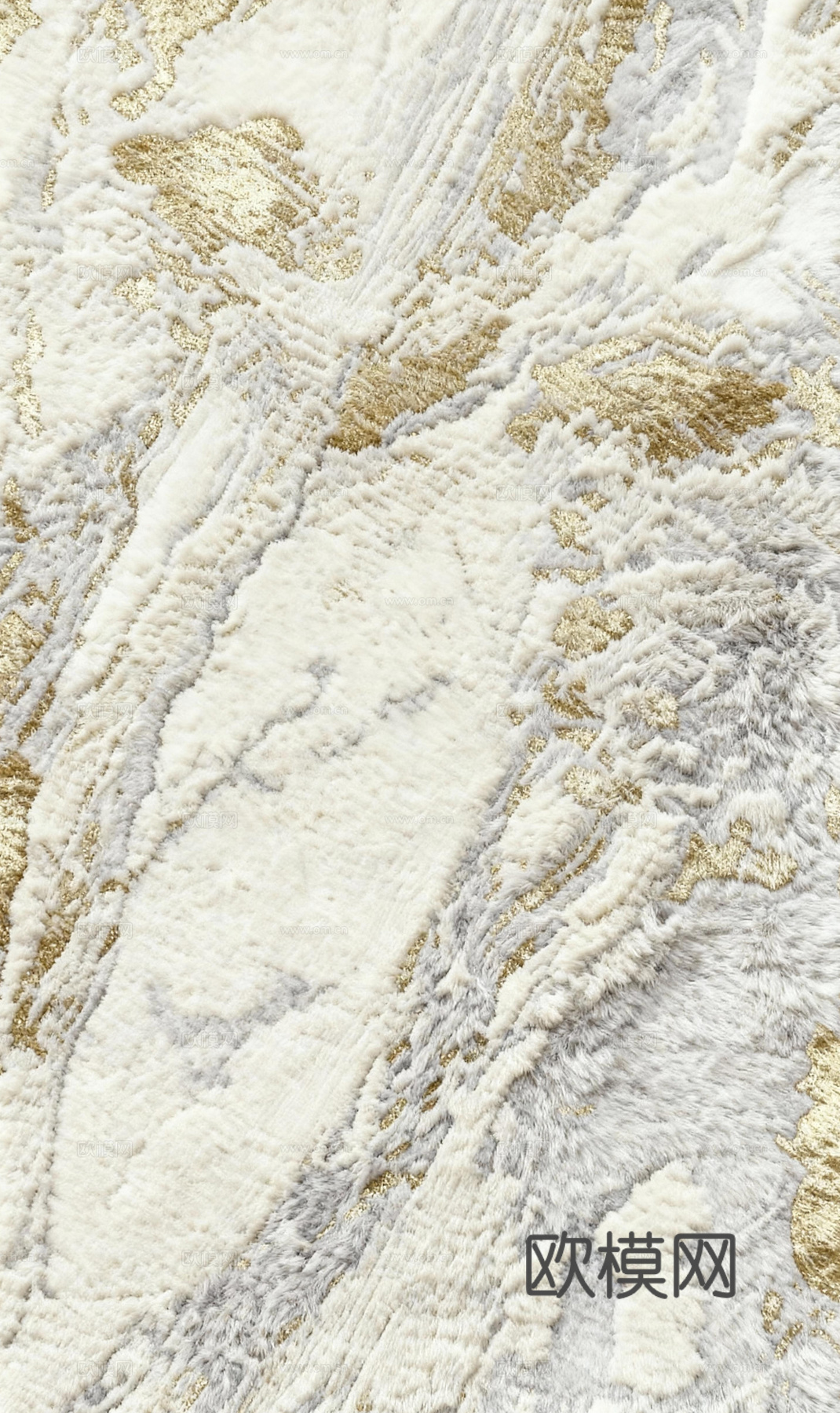 奶油白简约地毯 白色抽象地毯 诧寂风白色地毯 北欧风地毯