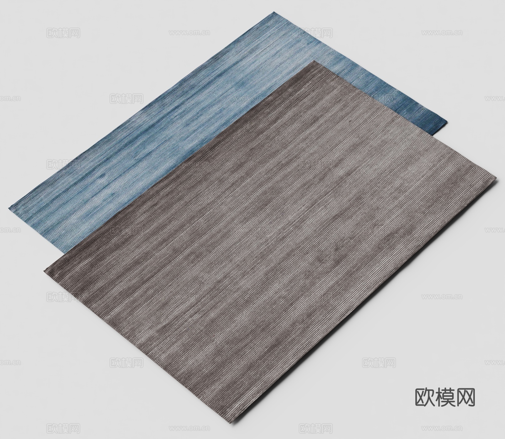 包豪斯地毯 长方形地毯 扎染地毯 布艺地毯su模型