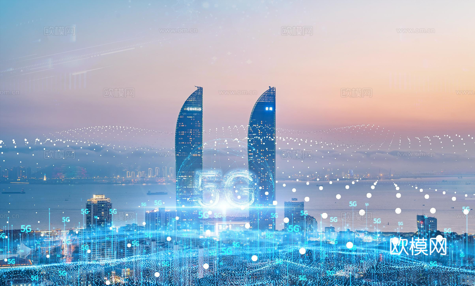 现代电子屏幕 科技馆城市屏幕 显示屏画面贴图下载