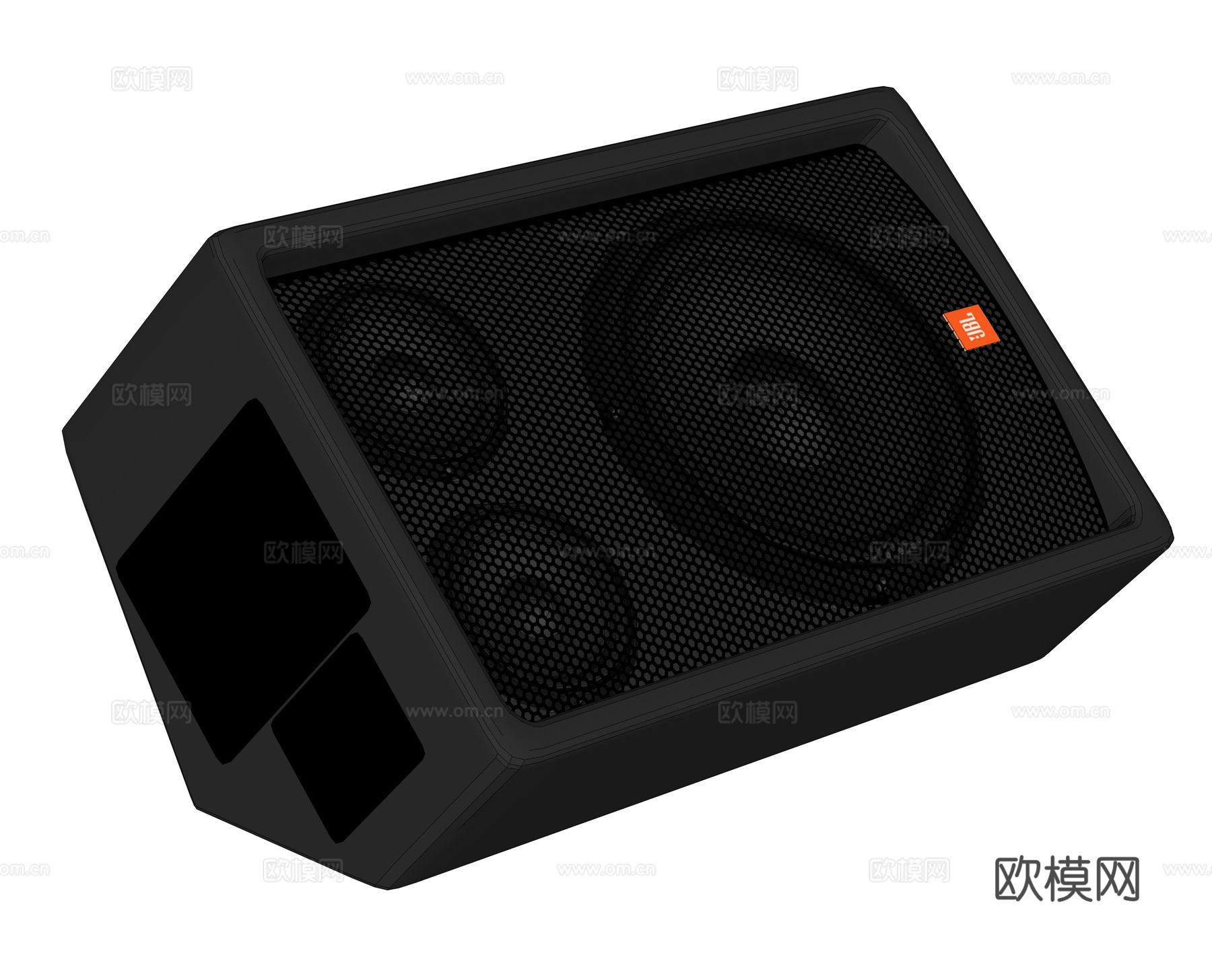 舞台音响 蓝牙音响 派对演出音响 无线扬声器su模型