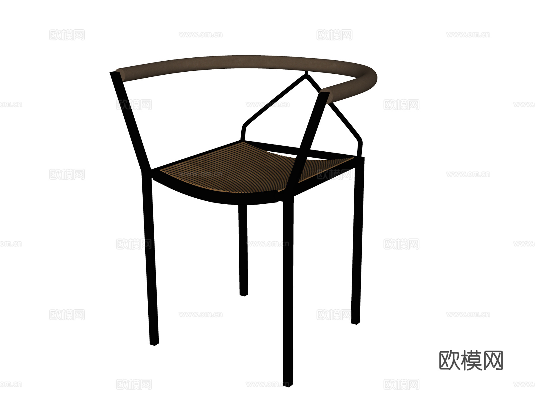 现代单椅 餐椅 书椅 茶椅su模型