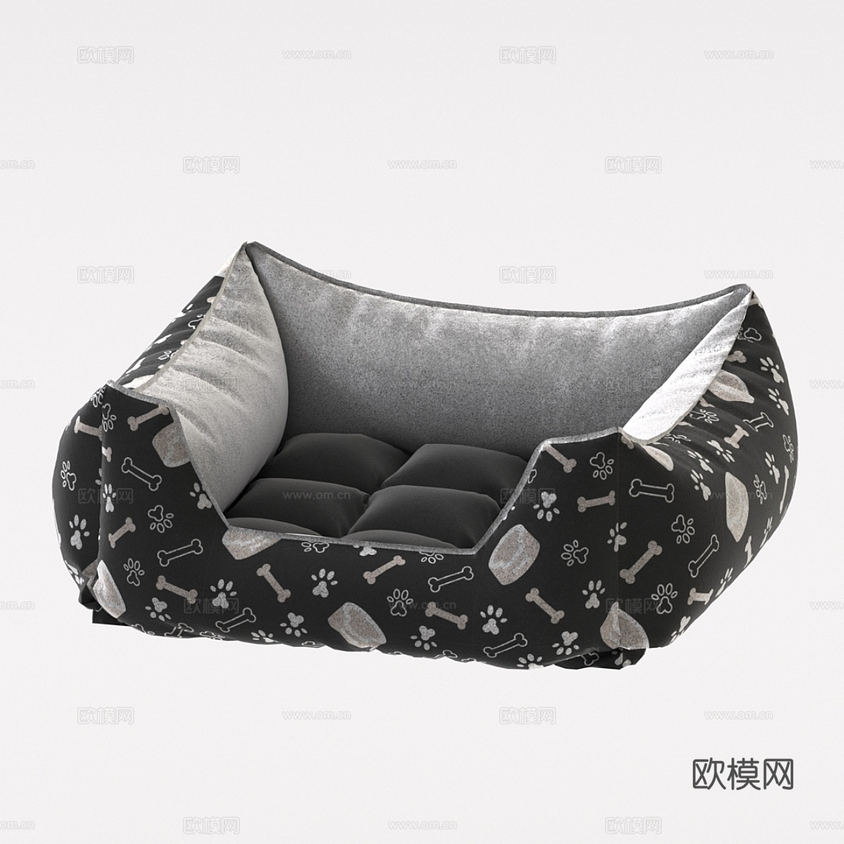 猫狗防撞护栏3d模型下载