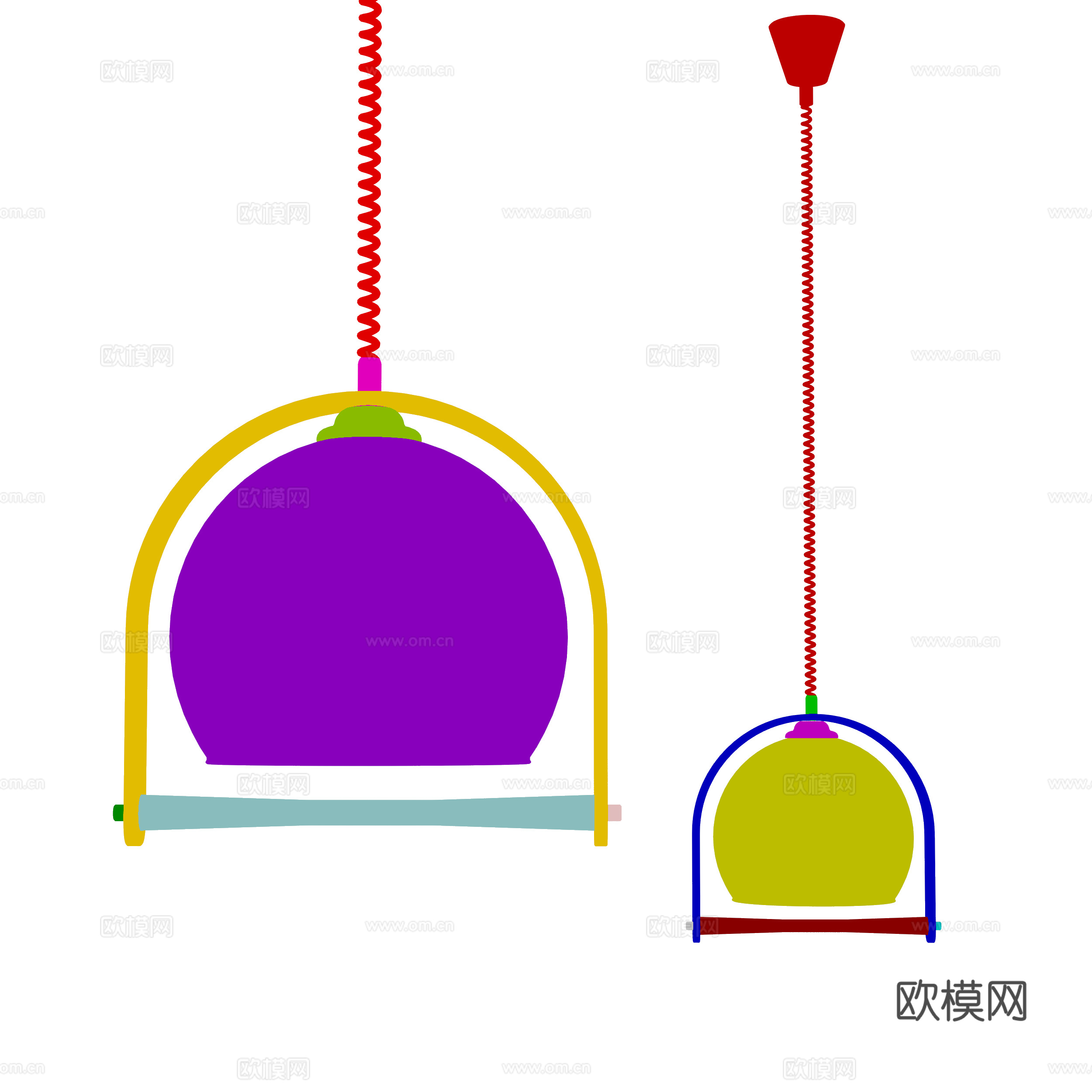 中古风吊灯 侘寂风吊灯 轻法式复古吊灯 餐厅吊灯 卧室吊灯su模型