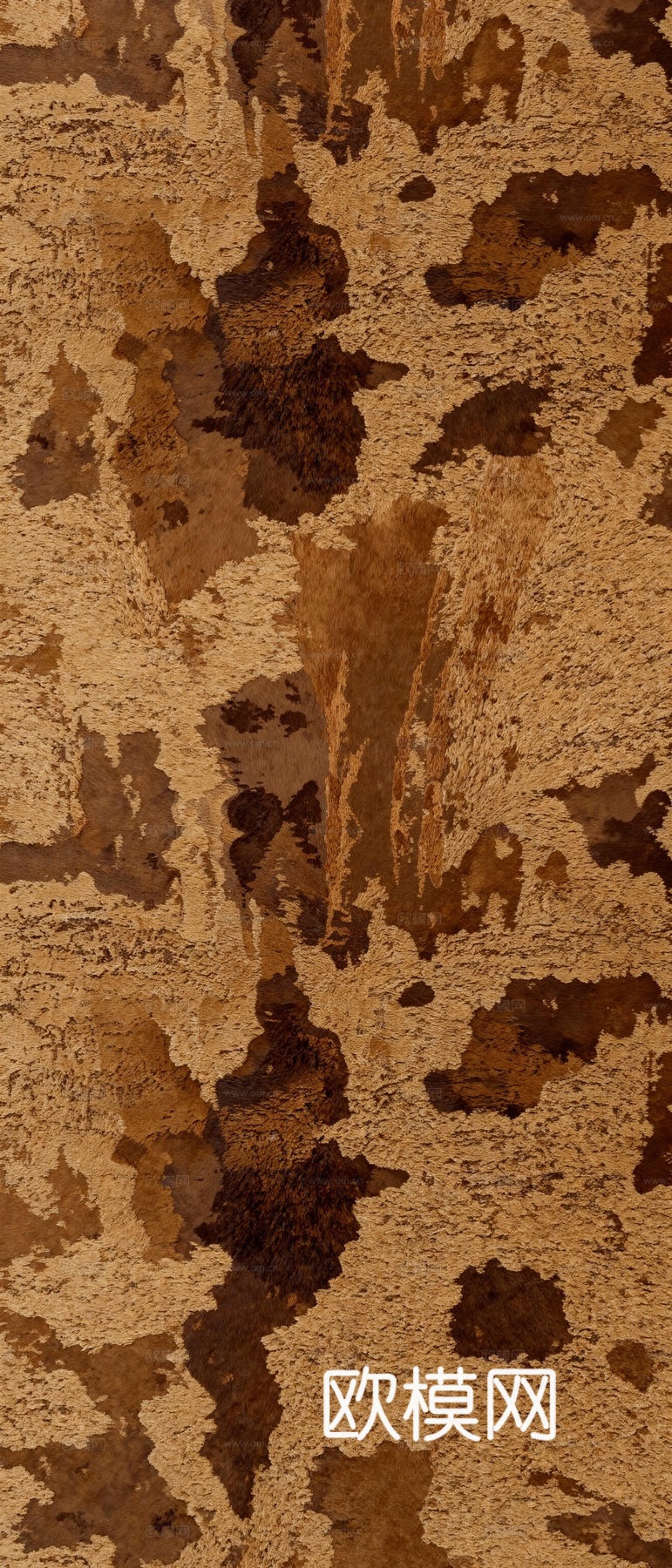 抽象豹纹地毯 动物皮毛地毯 深咖色斑点地毯 咖色地毯 野兽派