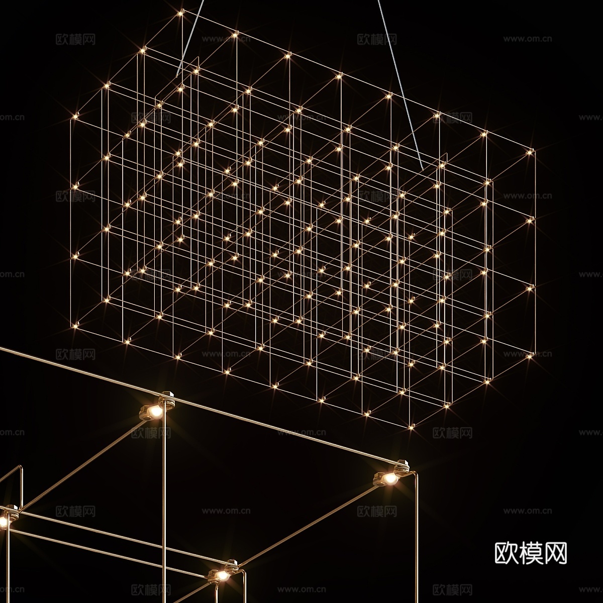 QUASAR COSMOS SQUARE TRIPLE SU3d模型